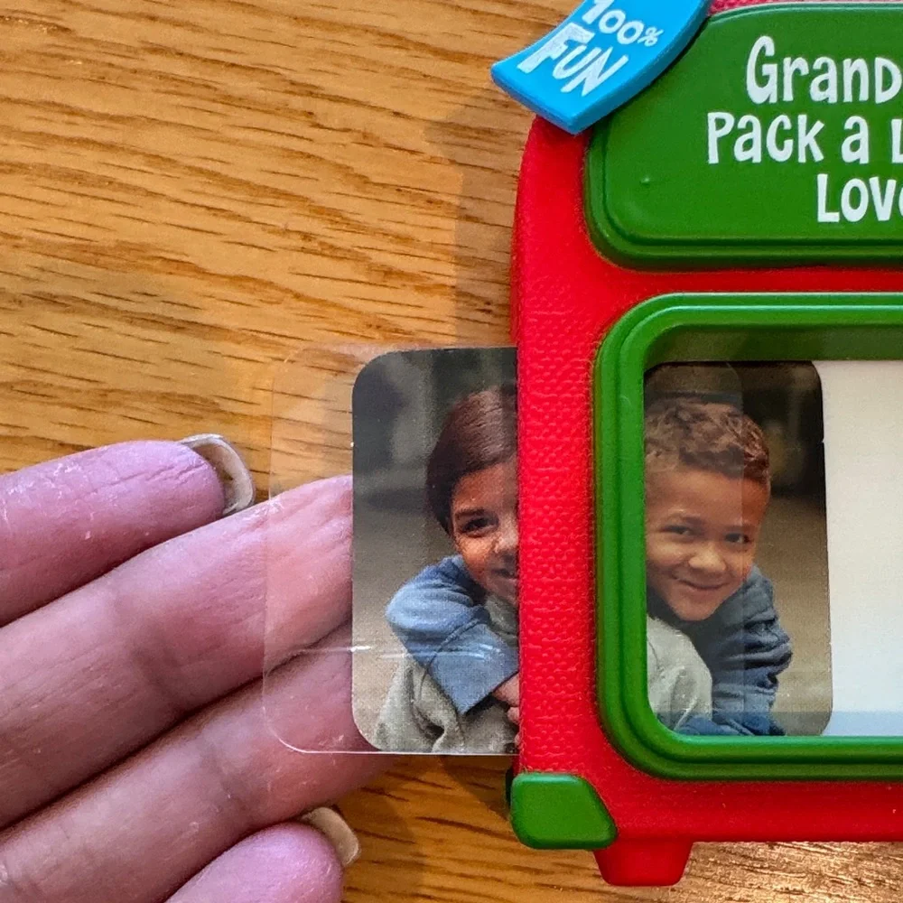 Hallmark Keepsake Traveling Grandparents Christmas Suitcase Photo Ornament 2015
